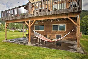 Waterfront Cabin w/ 2 Boat Docks & Mtn Views!