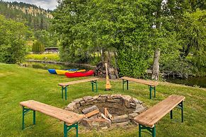 Waterfront Cabin w/ 2 Boat Docks & Mtn Views!