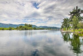 Waterfront Cabin w/ 2 Boat Docks & Mtn Views!