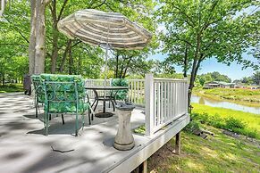 Waterfront Gladwin Home w/ Deck + Fire Pit!