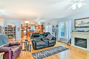 Waterfront Gladwin Home w/ Deck + Fire Pit!