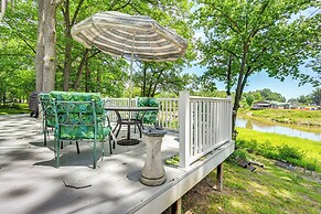 Waterfront Gladwin Home w/ Deck + Fire Pit!