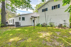 Waterfront Gladwin Home w/ Deck + Fire Pit!
