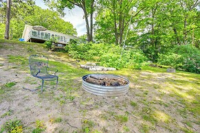 Waterfront Gladwin Home w/ Deck + Fire Pit!