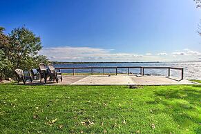 Waterfront Lake Mille Lacs Lodge w/ Deck + Grill!