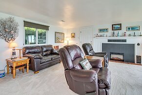 Cliffside Lighthouse Beach Home w/ Ocean View