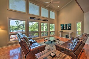 Dock & Kayaks: Lakefront Hot Springs Home