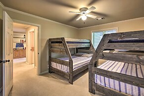 Dock & Kayaks: Lakefront Hot Springs Home