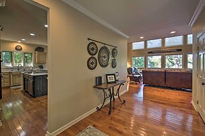 Dock & Kayaks: Lakefront Hot Springs Home