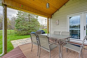 Osseo Cottage on Pleasant Lake w/ Dock & Views!