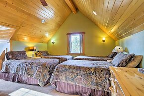 Spacious Fairplay Cabin w/ Deck & Dry Sauna!