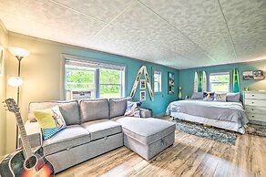 Riverfront Home w/ Dock ~ 6 Mi to Cheboygan!