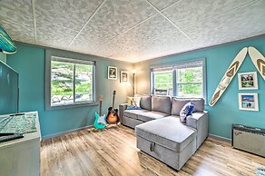 Riverfront Home w/ Dock ~ 6 Mi to Cheboygan!