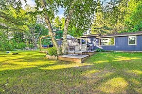 Riverfront Home w/ Dock ~ 6 Mi to Cheboygan!