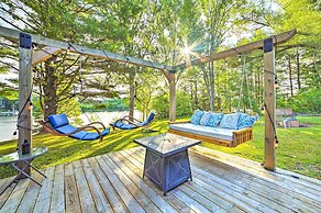 Riverfront Home w/ Dock ~ 6 Mi to Cheboygan!