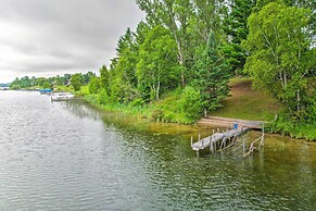 Riverfront Home w/ Dock ~ 6 Mi to Cheboygan!