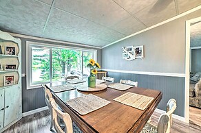 Riverfront Home w/ Dock ~ 6 Mi to Cheboygan!