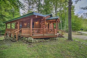 Updated Manistique Log Cabin, Yard & Fire Pit