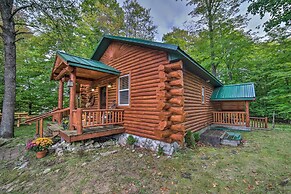 Updated Manistique Log Cabin, Yard & Fire Pit