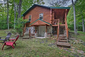 Updated Manistique Log Cabin, Yard & Fire Pit