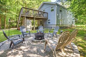 Sawyer Lake Retreat w/ Decks: Walk to Beach!