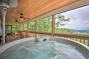 Hot Tub Relaxation & Mtn View: Sky Blue Overlook