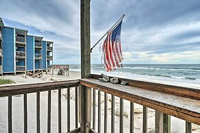 Chic Oceanfront North Topsail Beach Condo w/ Deck