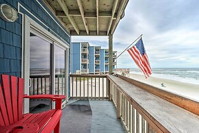 Chic Oceanfront North Topsail Beach Condo w/ Deck