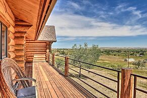 Exquisite Log Home With Lander Valley Views!