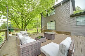 Robbinsville Home w/ Fire Pits & Large Deck!