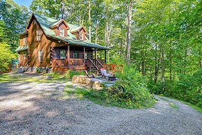 Pet-friendly Bryson City Cabin w/ Fire Pit + Deck!