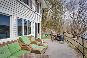 Secluded Riverfront Bangor Home w/ Fire Pit!