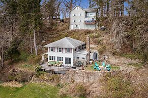 Secluded Riverfront Bangor Home w/ Fire Pit!