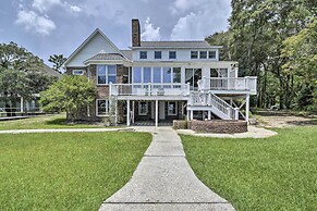 Waterfront Sunset Beach Escape w/ Dock & Golf View