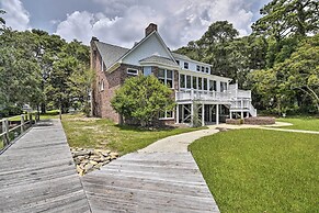 Waterfront Sunset Beach Escape w/ Dock & Golf View