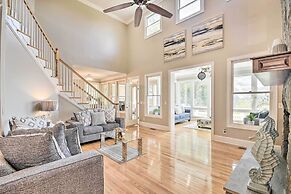 Waterfront Sunset Beach Escape w/ Dock & Golf View