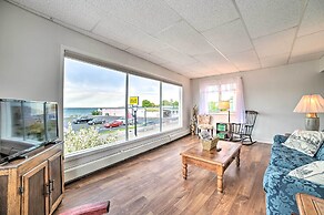 Walkable St Ignace Condo w/ Lake Huron Views