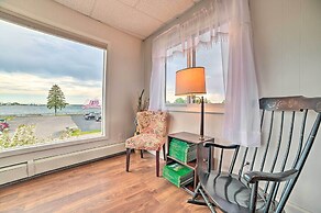 Walkable St Ignace Condo w/ Lake Huron Views