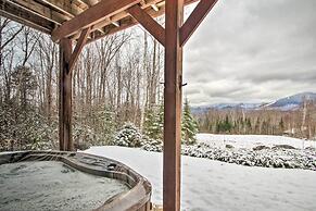 Architect-designed Franconia Home: Hot Tub & Views