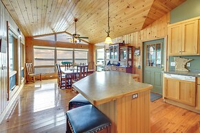 Lakefront Isle Escape w/ Dock + Fire Pit!