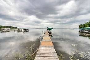 Lakefront Isle Escape w/ Dock + Fire Pit!