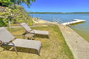 Lakefront Grant Getaway w/ Deck + Fire Pit!