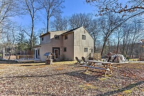 Game Room, Fire Pit: Family-friendly Poconos Haven