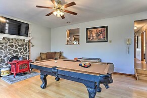 Game Room, Fire Pit: Family-friendly Poconos Haven