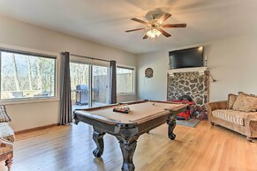 Game Room, Fire Pit: Family-friendly Poconos Haven