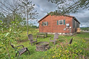 Deck, Hot Tub, Fire Pit: Rustic Cabin in Benezette