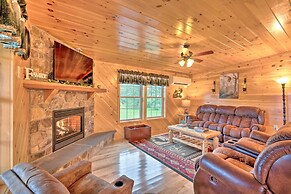 Deck, Hot Tub, Fire Pit: Rustic Cabin in Benezette