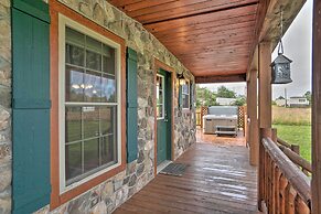 Deck, Hot Tub, Fire Pit: Rustic Cabin in Benezette