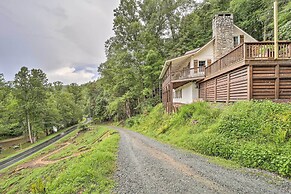 Riverfront Sugar Grove Home: Hot Tub & Views!