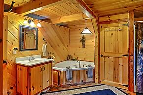 Rustic Dundee Log Cabin w/ Hot Tub & Forest Views!